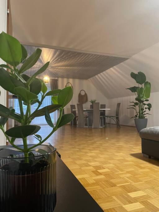 Fewo Boho 110 Qm Mit Bergblick 3 Min Bahnhof Appartement Laufen Buitenkant foto