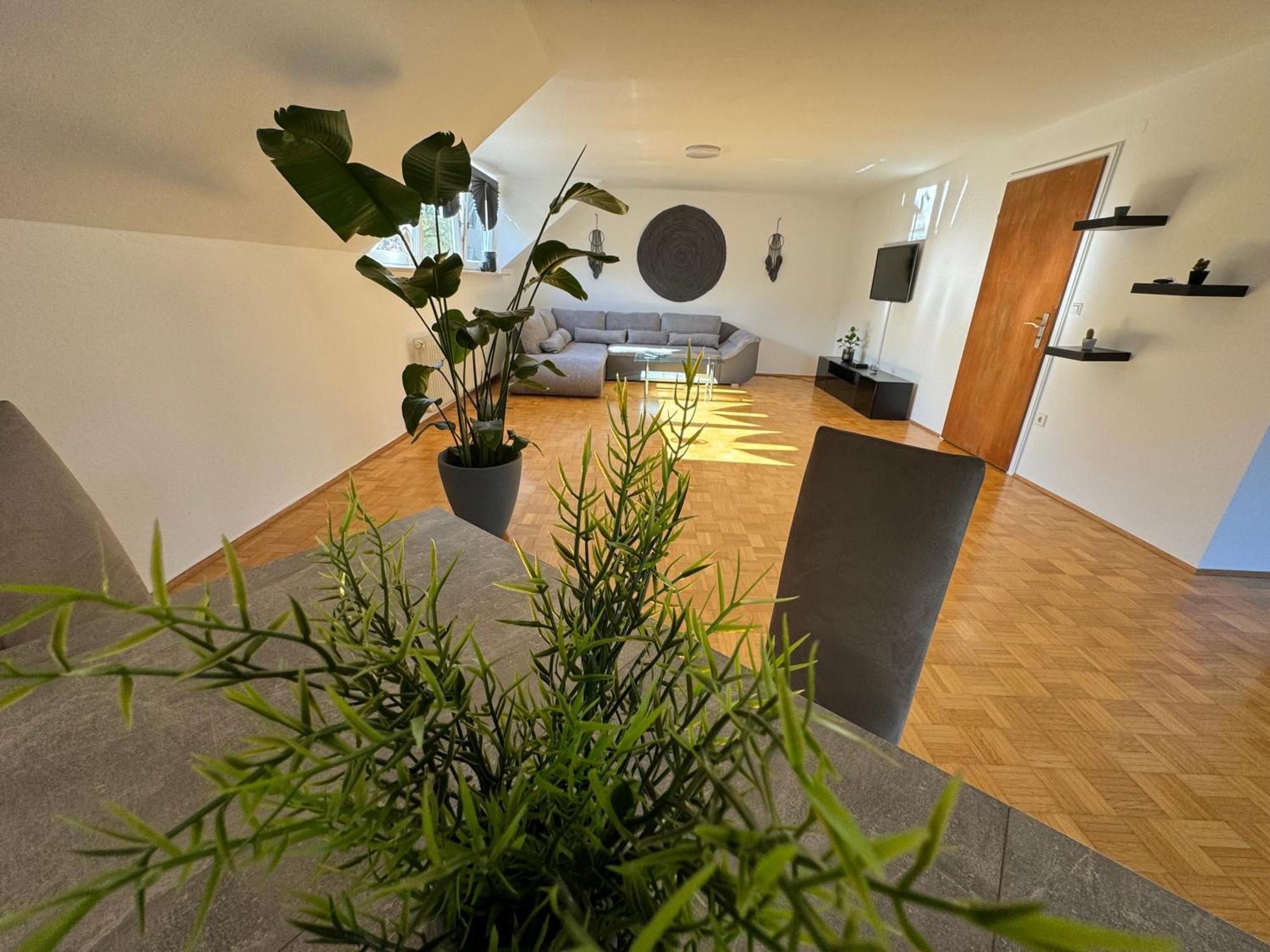 Fewo Boho 110 Qm Mit Bergblick 3 Min Bahnhof Appartement Laufen Buitenkant foto